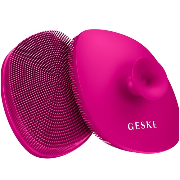 NWT GESKE SmartAppGuided M Facial Brush, 4 in 1 Professional Facial Brush Pink - Picture 1 of 8